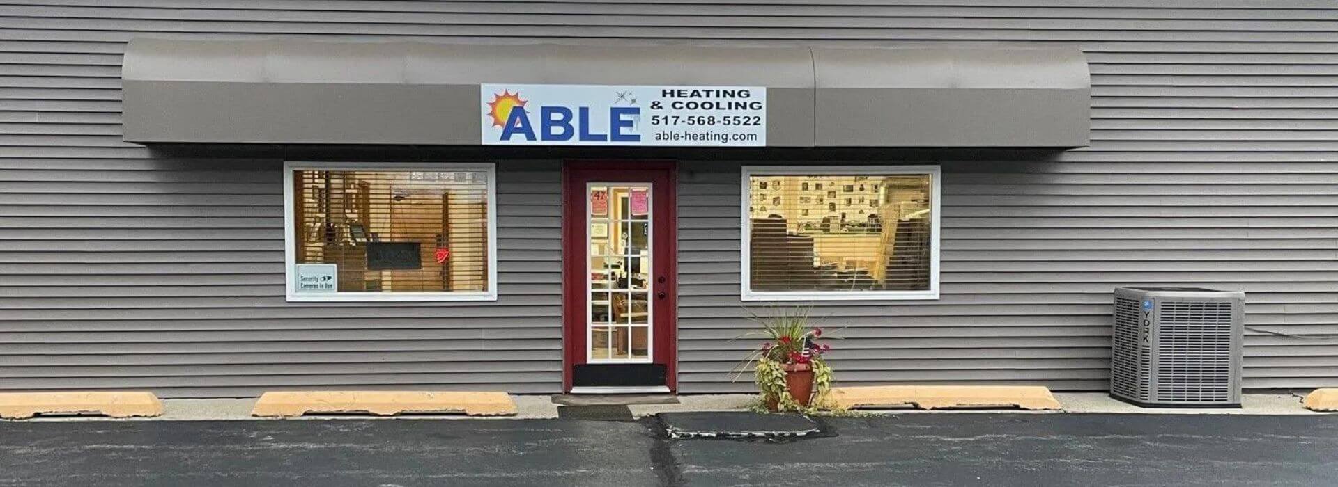 Able Heating and Cooling Storefront